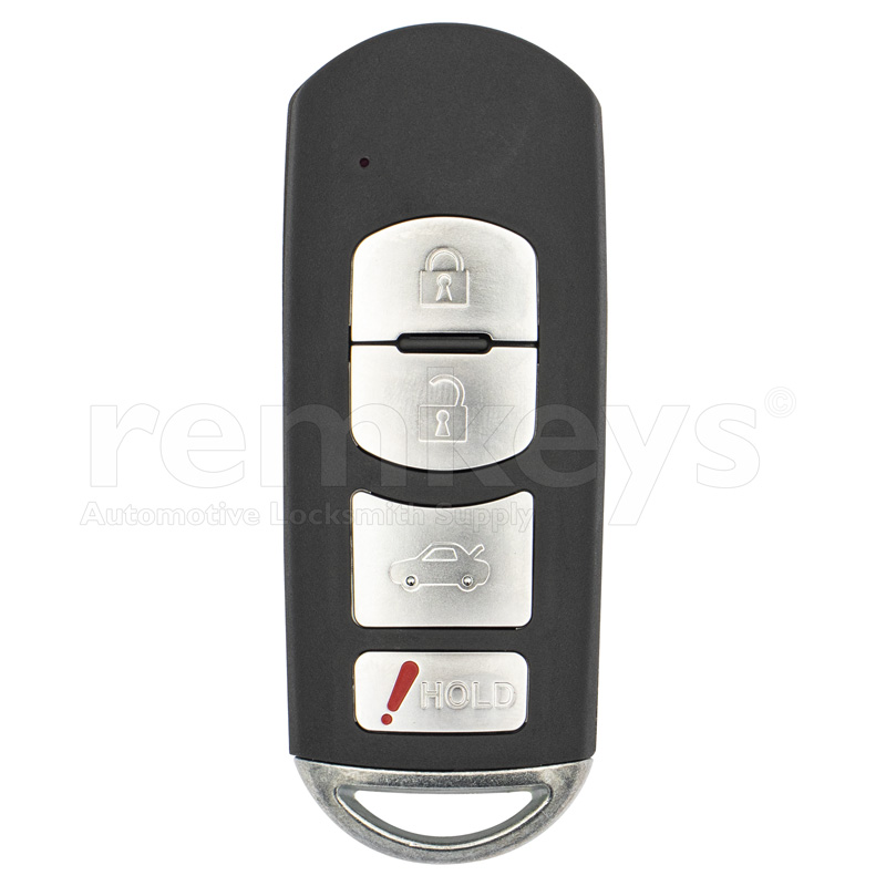 Mazda 3+1Button Smart Remote Case Type2